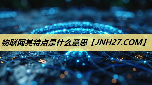 物联网其特点是什么意思